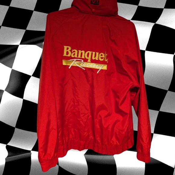 Vintage Banquet Racing Team Windbreaker XL - Picture 2 of 4